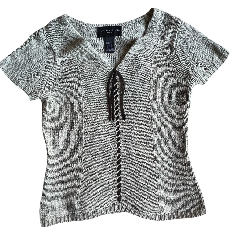 August Silk Knit Shirt
